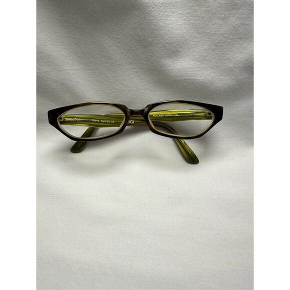 OGI prescription cat eye glasses green Model 9059 frame  52 17 140.  #M-1163 - Picture 1 of 6